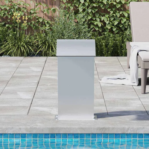Fonte de Piscina 50x30x60 cm Aço Inoxidável 304