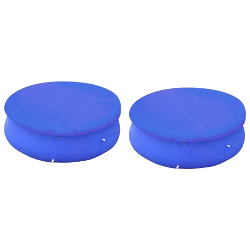 Coberturas p/ Piscinas Acima do Solo Redondas   300 cm (2 pcs)