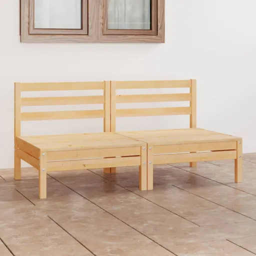 Sofá de 2 Lugares para Jardim Pinho Maciço