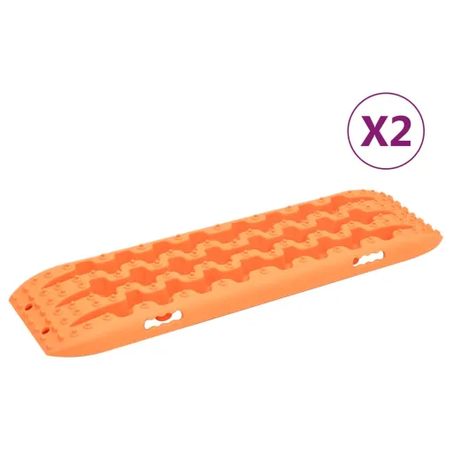 Placas de Tração   106x30,5x7 cm Nylon Laranja (2 pcs)