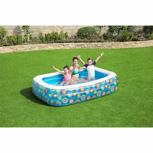 Bestway Piscina Infantil Insuflável 229x152x56 cm Azul