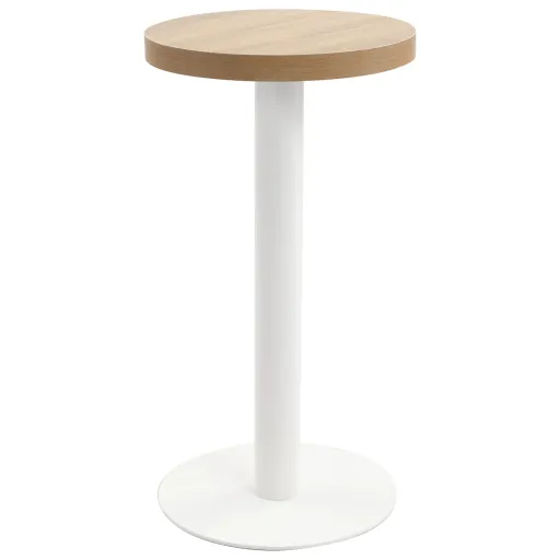 Mesa Bistrô 40 cm MDF Castanho-Claro