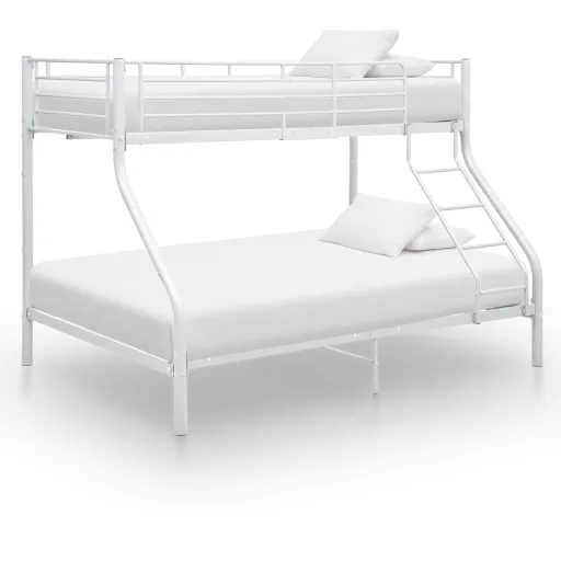 Estrutura de Beliche 140x200/90x200 cm Metal Branco