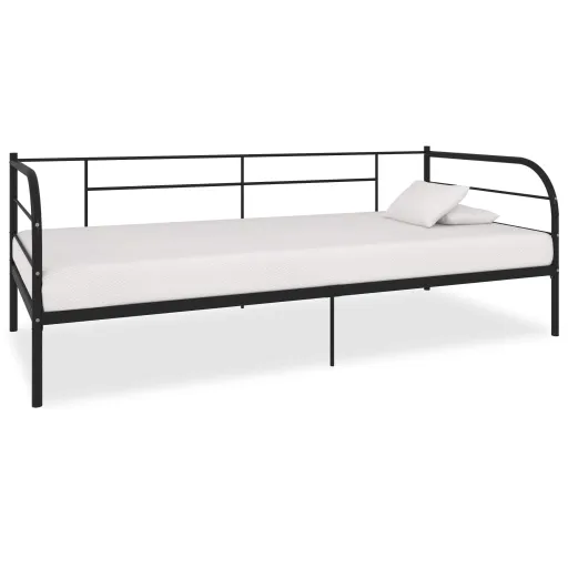Estrutura Sofá-Cama 90x200 cm Metal Preto