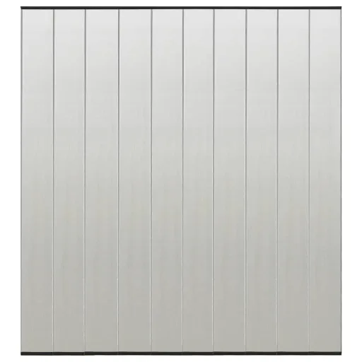 Cortina Porta Anti-Insetos c/ 10 Painéis 240x240 cm Malha Preto