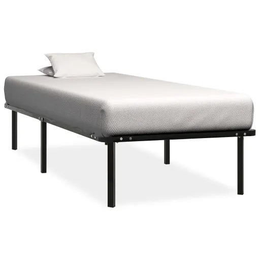 Estrutura de Cama 90x200 cm Metal Preto