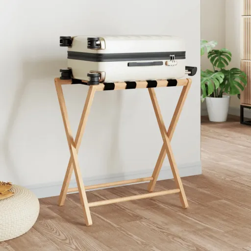 Suporte de Bagagem 68,5x38x58 cm Bambu