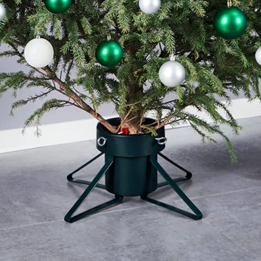 Suporte para Árvore de Natal 46x46x19 cm Preto