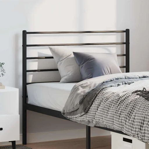 Cabeceira de Substituição 100 cm Metal Preto