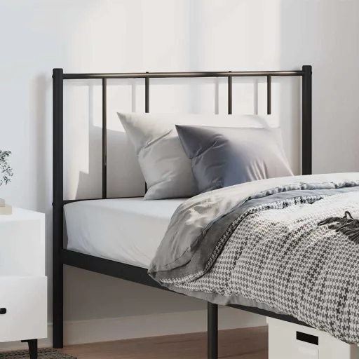 Cabeceira de Substituição 100 cm Metal Preto