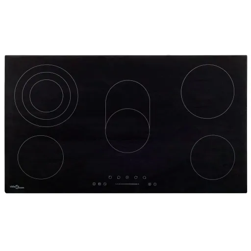 Placa de Cerâmica com 5 Discos Ecrã Tátil 8500 W 77 cm