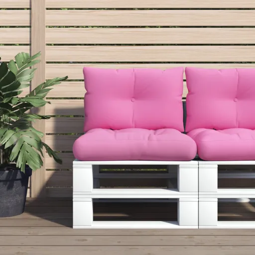 Almofadões p/ Móveis de Paletes   Tecido Oxford Rosa (2 pcs)