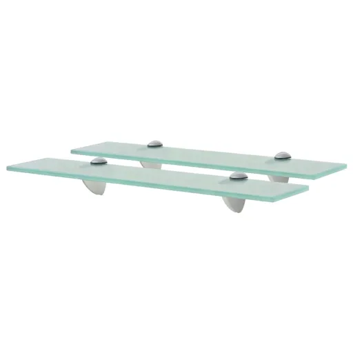 Prateleiras Flutuantes   Vidro 50x20 cm 8 mm (2 pcs)