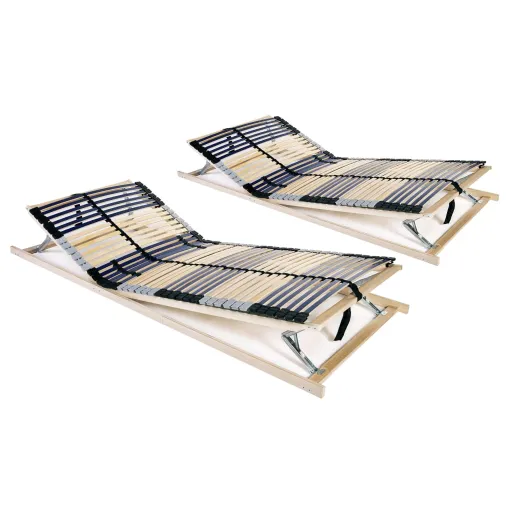 Estrados de Ripas   com 42 Ripas 7 Zonas 80x200 cm (2 pcs)