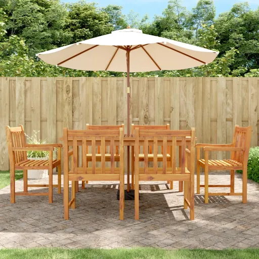 Cadeiras de Jardim   56x55,5x90 cm Madeira de Acácia Maciça (6 pcs)