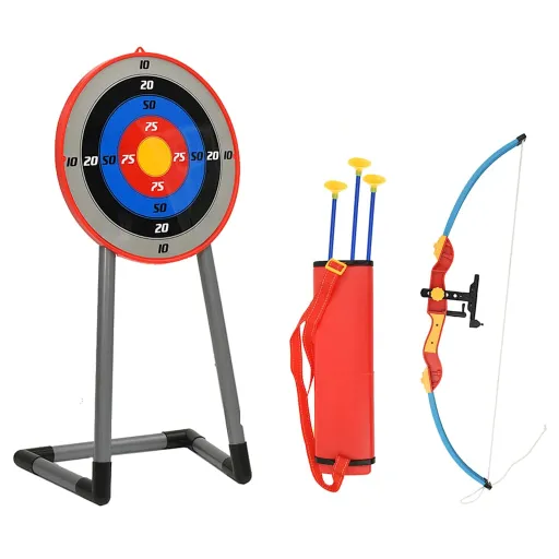 Conjunto Tiro com Arco Infantil c/ Arco Flechas e Alvo