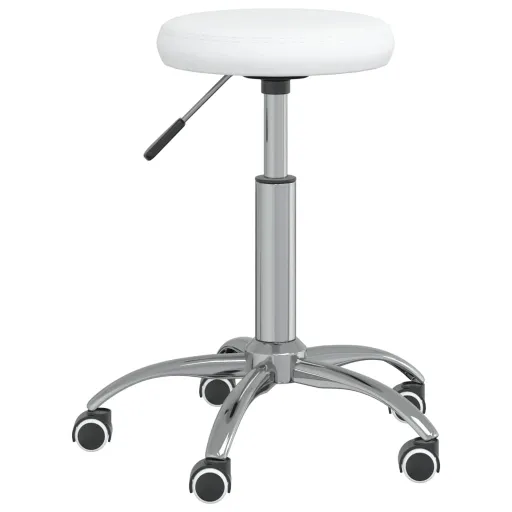 Banco de Massagens Couro Artificial Branco