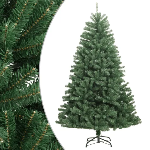 Árvore de Natal Artificial Articulada com Suporte 120 cm Verde