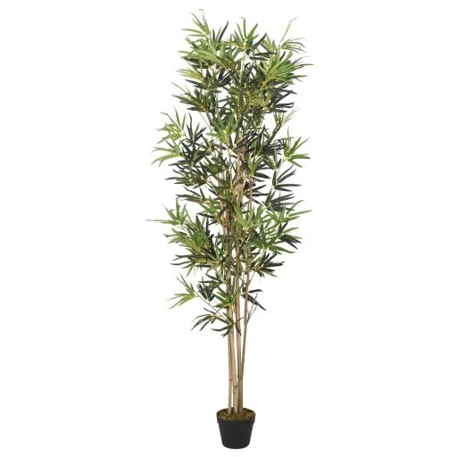 Árvore de Bambu Artificial 1104 Folhas 180 cm Verde