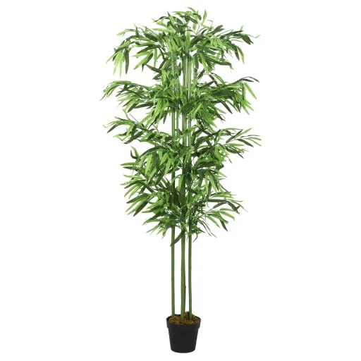 Árvore de Bambu Artificial 576 Folhas 150 cm Verde