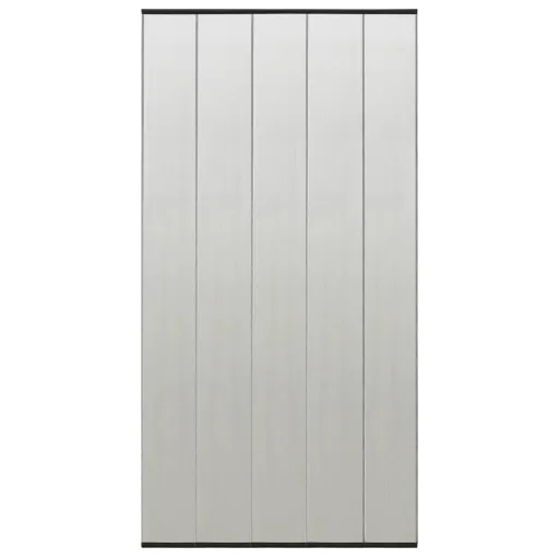 Cortina para Porta Anti-Insetos 100x220 cm Poliéster Preto