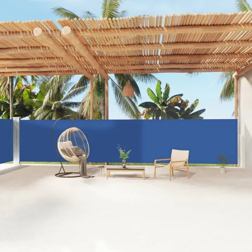 Toldo Lateral Retrátil 160x1200 cm Azul