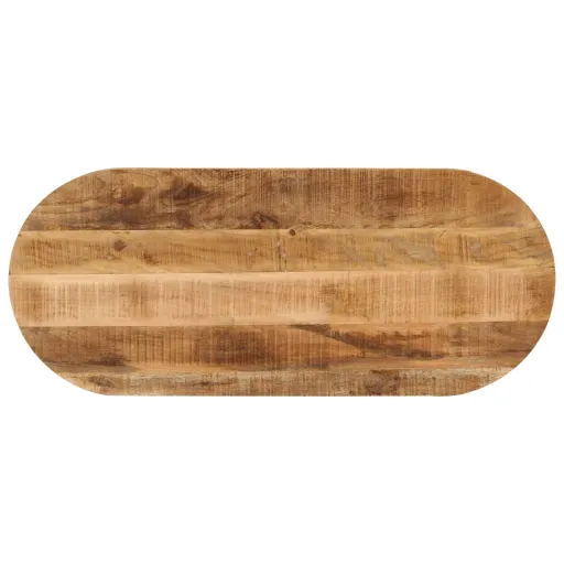 Tampo de Mesa Oval 120x50x3,8cm Madeira Mangueira Áspera Maciça