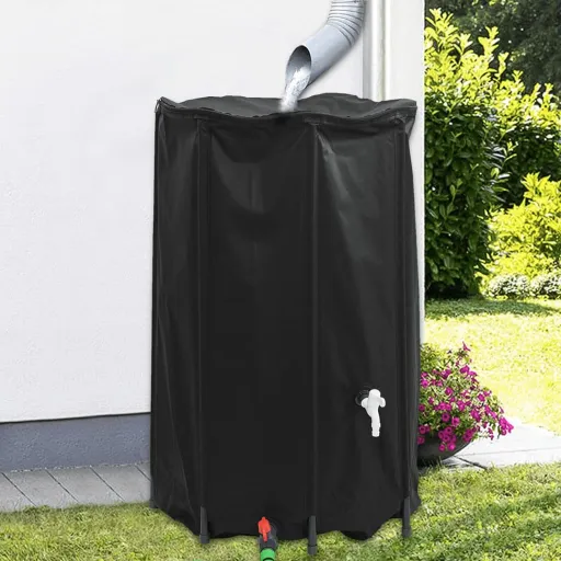 Depósito de Água Dobrável com Torneira 500 L PVC