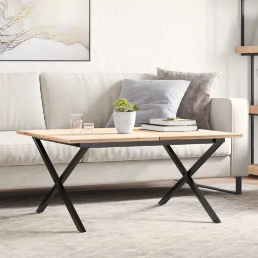 Pernas para Mesa de Centro Estrutura em X Aço