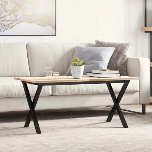 Pernas para Mesa de Centro Estrutura em X Aço