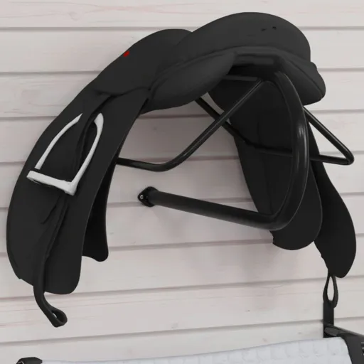 Suporte para Selas de Parede Ferro Preto