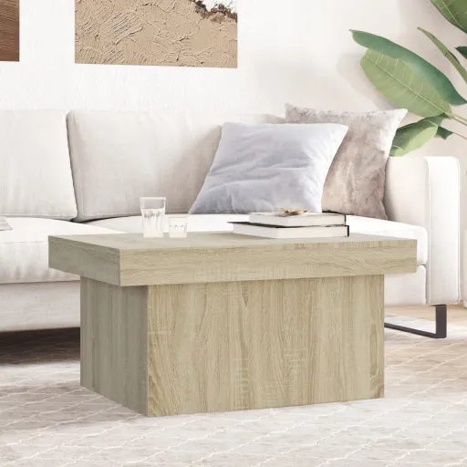 Mesa de Centro 100x55x40 Derivados de Madeira Carvalho Sonoma