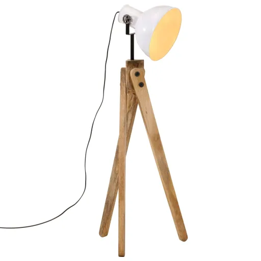 Candeeiro de pé 25 W 45x45x120 cm E27 Branco