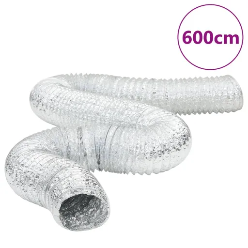 Conduta de Ventilação 6 m Ø20 cm Alumínio