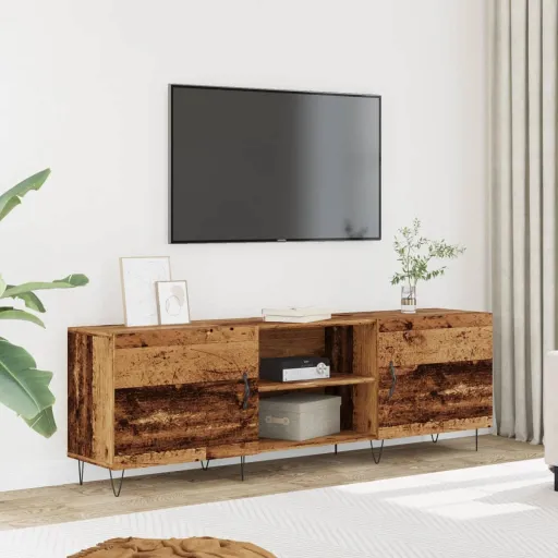 Móvel para TV 150x30x50 cm Derivados de Madeira Madeira Velha