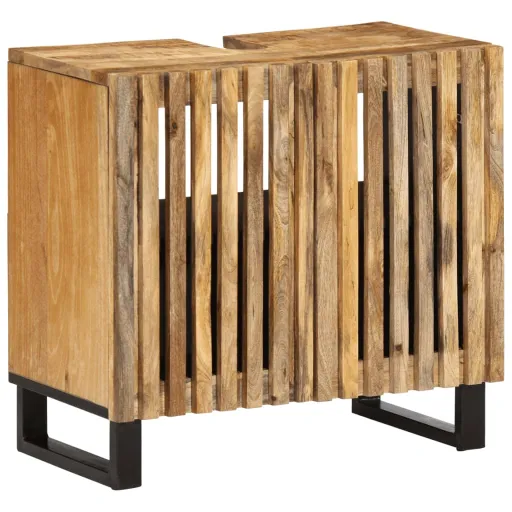 Armário para Lavatório 62x34x58 cm Mangueira Maciça Áspera