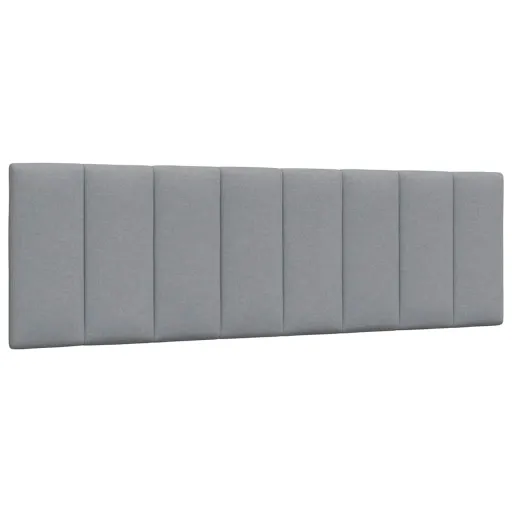 Almofadão de Cabeceira Hanko 160 cm Tecido Cinzento-Claro