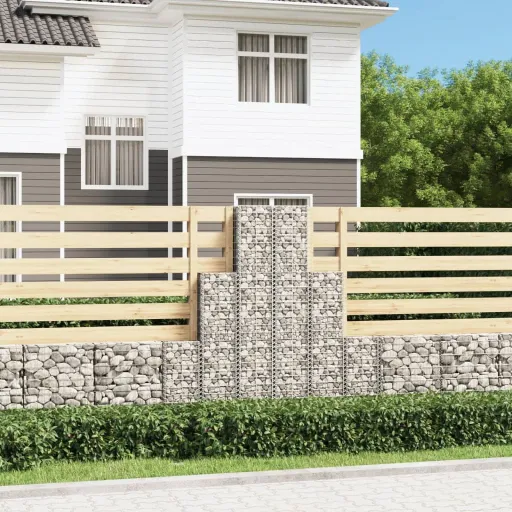 Conjunto de Gabiões   Arame Galvanizado  (6 pcs)