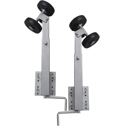 Suporte Arco Rolo Duplo p/ Reboque de Barco Conjunto 2 59-84 cm