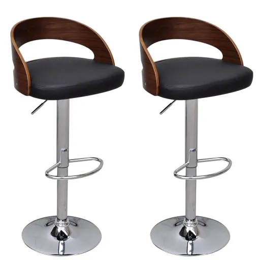 Bancos de Bar   Madeira Curvada  (2 pcs)