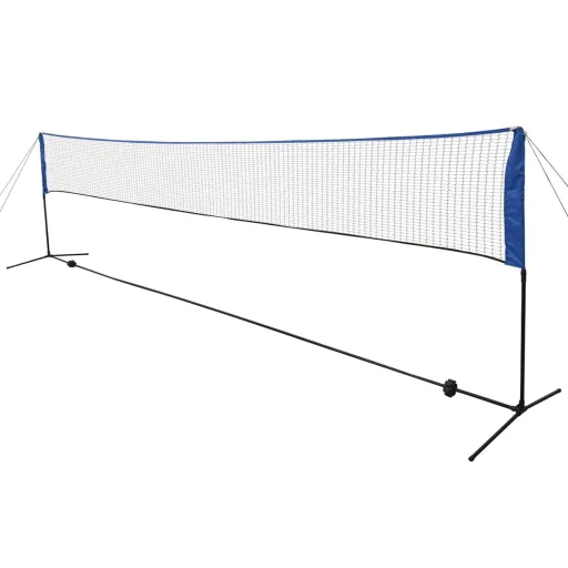 Rede de Badminton com Volantes 600x155 cm