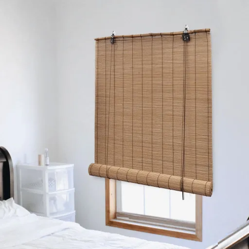Estore de Enrolar 150x160 cm Bambu Castanho