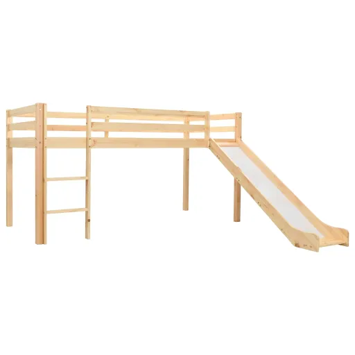Estrutura de Cama Infantil c/ Escorrega e Escada Pinho 97x208cm