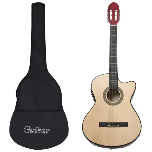 Conjunto de Guitarra com Equalizador e 6 Cordas (12 pcs)