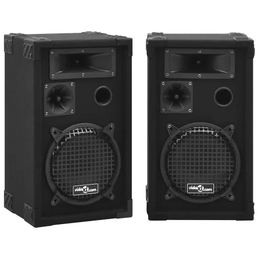 Colunas de Palco Hifi Profissionais Passivas   800 W Preto (2 pcs)