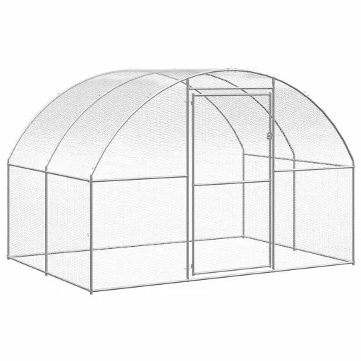 Galinheiro de Exterior 3x2x2 m Aço Galvanizado