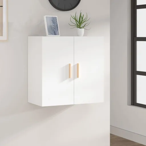 Armário Parede 60x30x60 cm Derivados de Madeira Branco