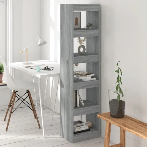 Estante/Divisória 40x30x166 cm Cor Sonoma Cinza