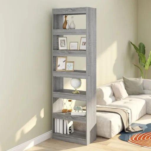 Estante/Divisória 60x30x198 cm Cor Sonoma Cinza