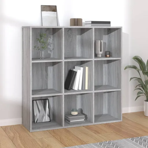 Estante 98x29x97,5 cm Cor Cinzento Sonoma